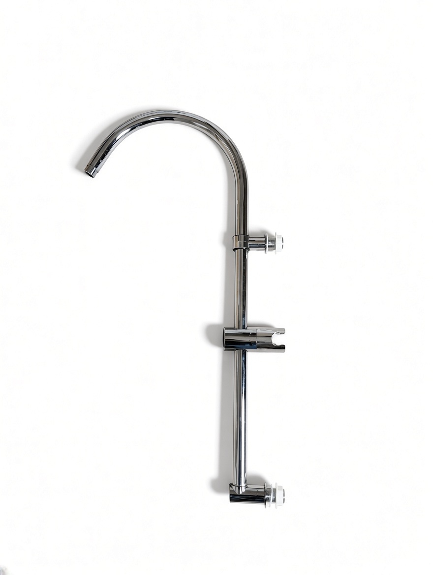 Barre de douche avec support de douchette - cabine cab117