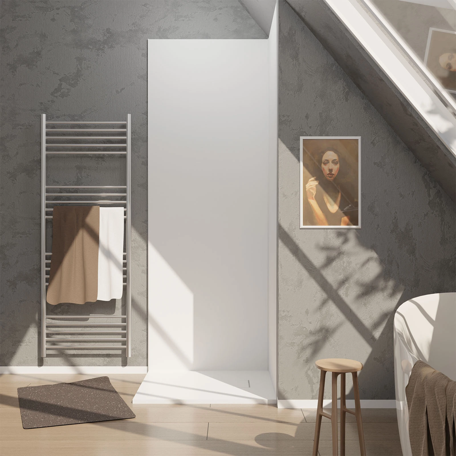 Panneau mural aluminium Blanc 90 x 250 cm - WALL'IT