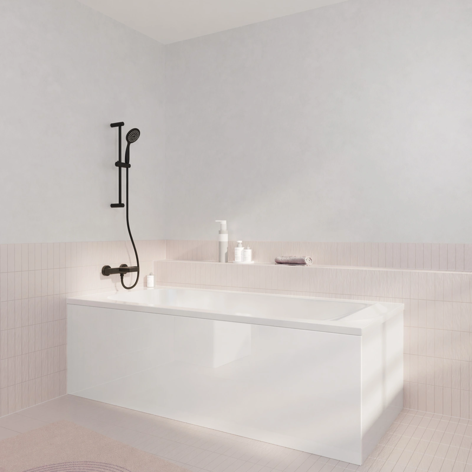 Pack Baignoire 170x70cm avec Tabliers recoupables 180cm et 80cm - Blanc Brillant - MAE