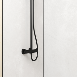 2 Panneaux Muraux Pierre 90+120x210cm 'Snow Pearl' + Profilés d'Angle et de Finition Noirs