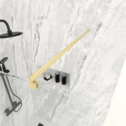 Barre de fixation murale OR DORE BROSSE r