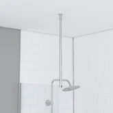 Barre de fixation plafond pour douche a l'italienne  - BARRE DE FIXATION PLAFOND 60cm RECOUPABLE