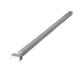 Barre de fixation recoupable pour douche a l'italienne - Barre droite 100 cm fixation murale