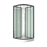 Cabine de douche 85x85x225cm 1/4 de cercle - ZEENY