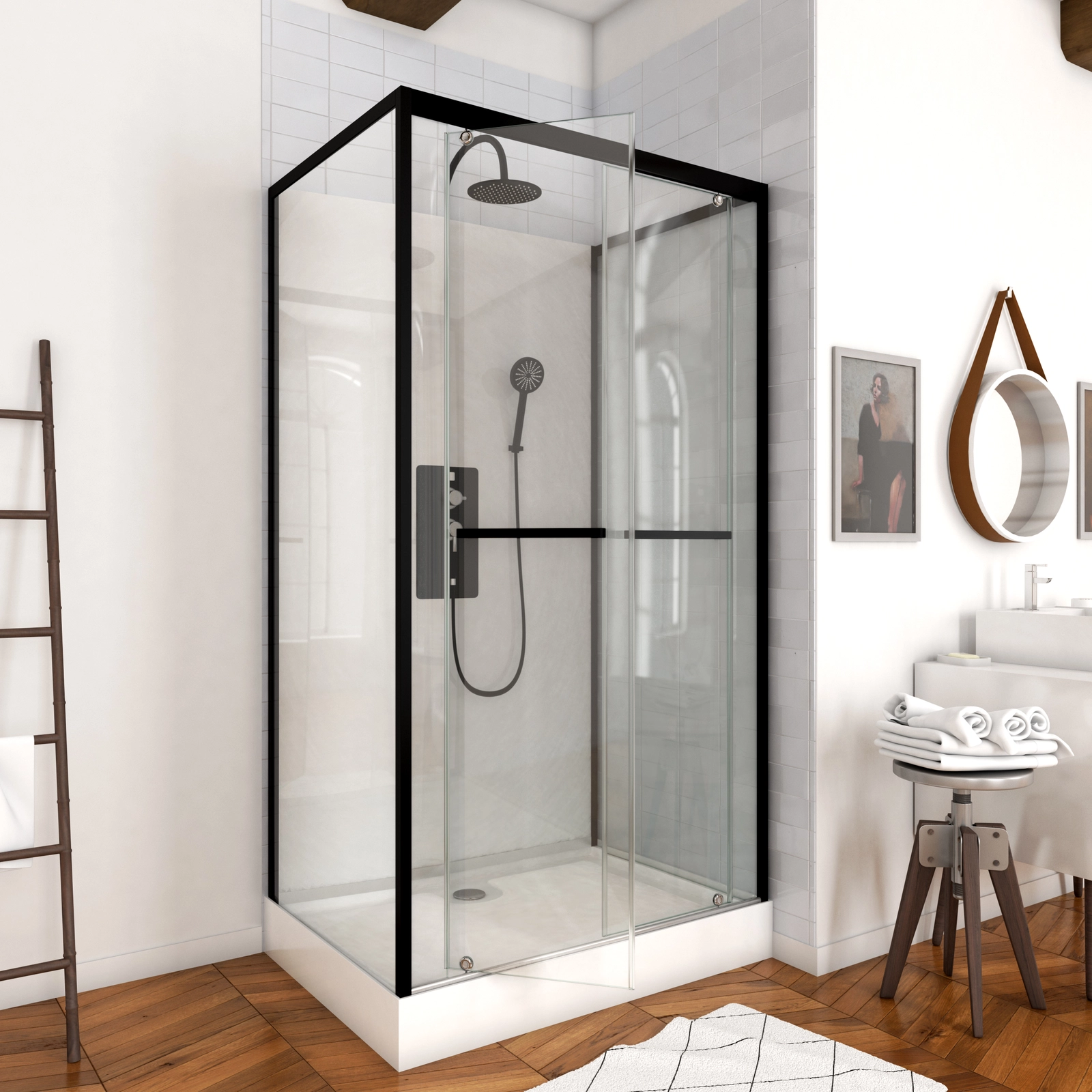 Flexible de douche en inox - Aurlane