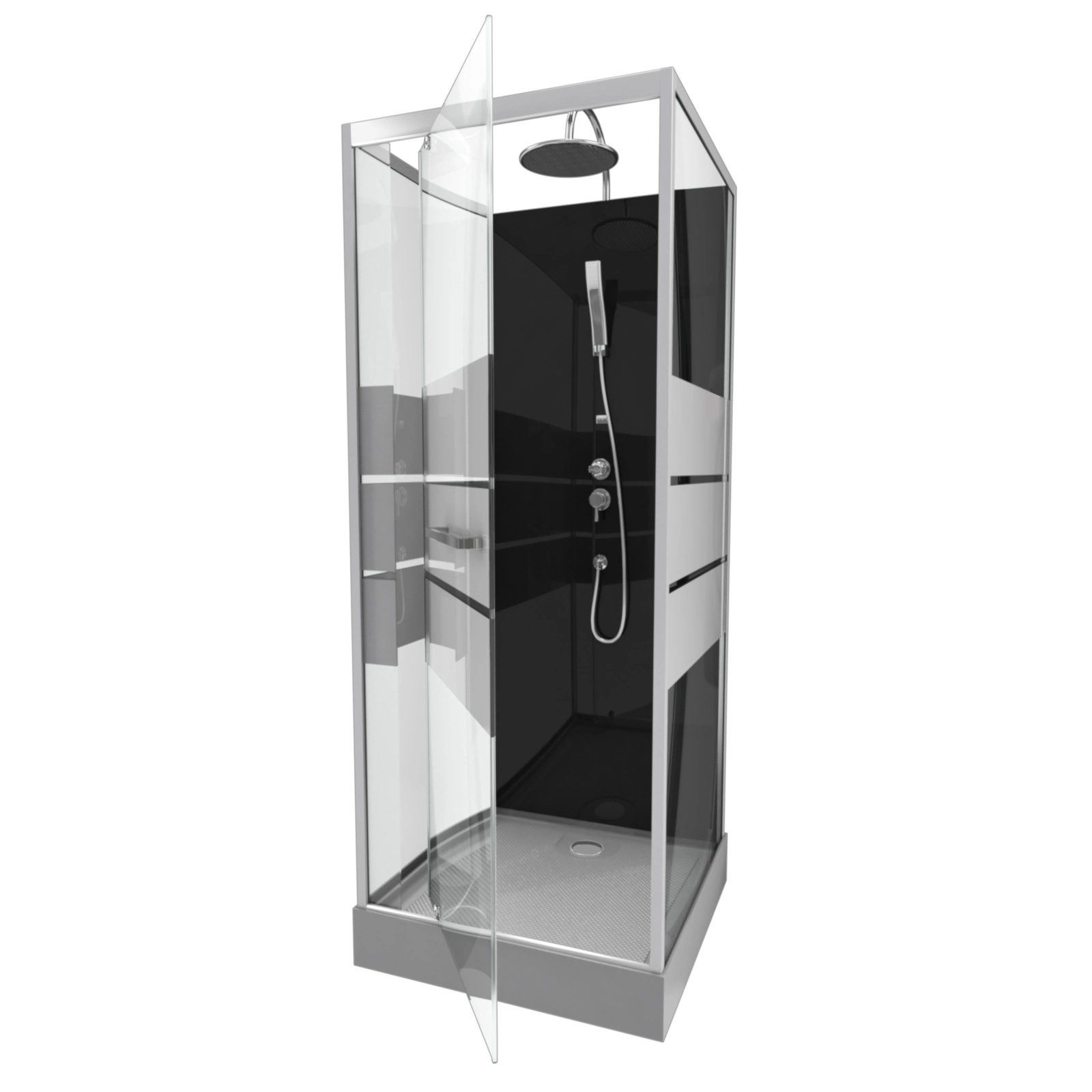 Cabine de douche carrée 70x70x225cm - SCRATCHY 70 Cabine de douche carrée 70x70x225cm - SCRATCHY 70