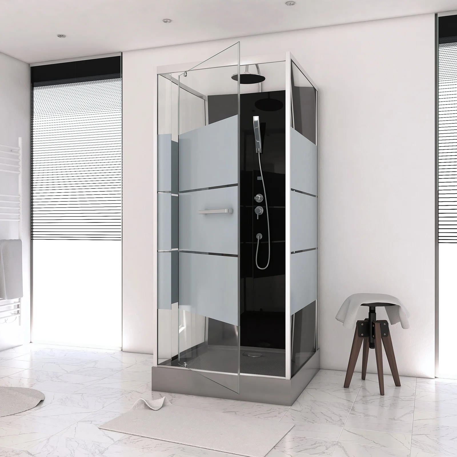 Flexible de douche en inox - Aurlane