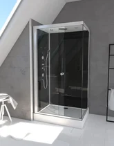 Cabine de douche rectangle 110X80X215cm - RAVEN