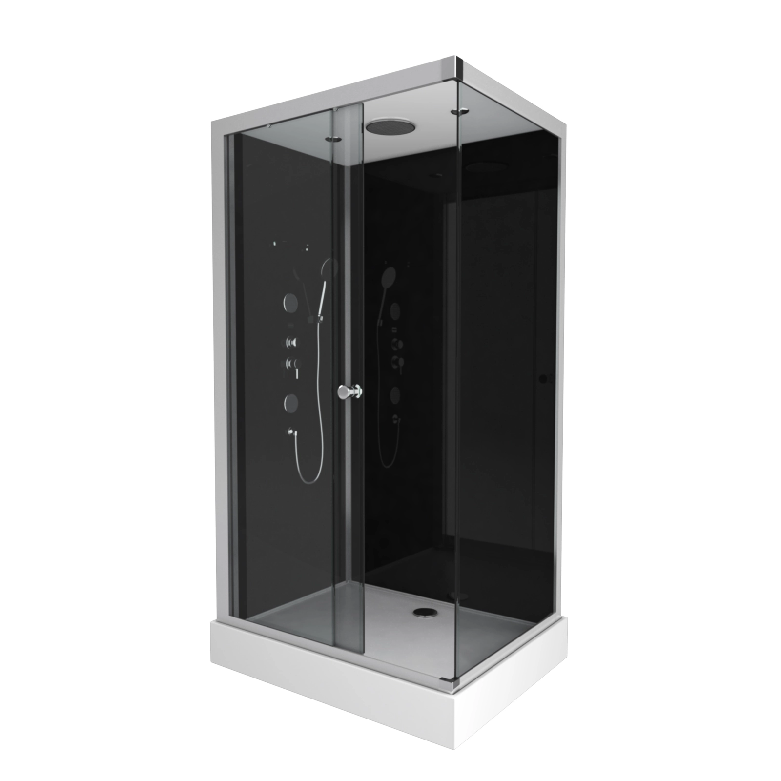 Cabine de Douche Multifonctions avec Whirlpool 110x70 Droite Galaxy