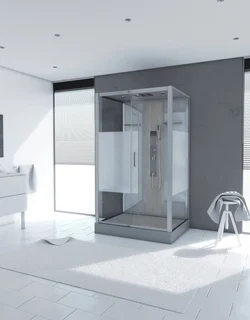 Cabine de douche rectangle 85x115x215cm - SHACKY RECTANGLE