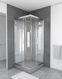 Cabine de douche SHACKY SQUARE 90 carrée 90x90x215cm