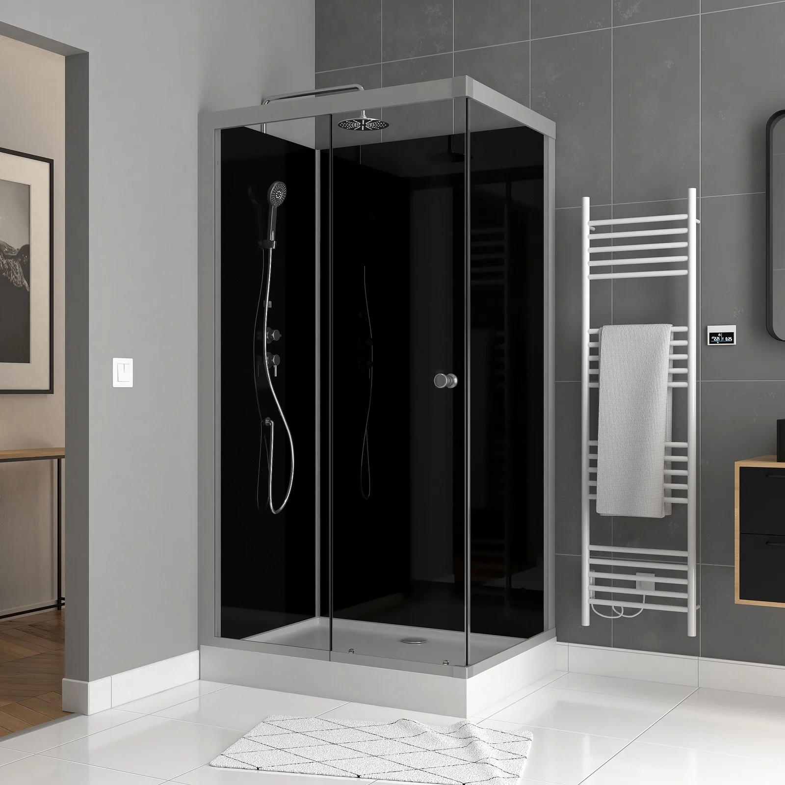 cabine de douche SHADOW CORNER RECTANGLE - 110x80x230cm cabine de douche SHADOW CORNER RECTANGLE - 110x80x230cm
