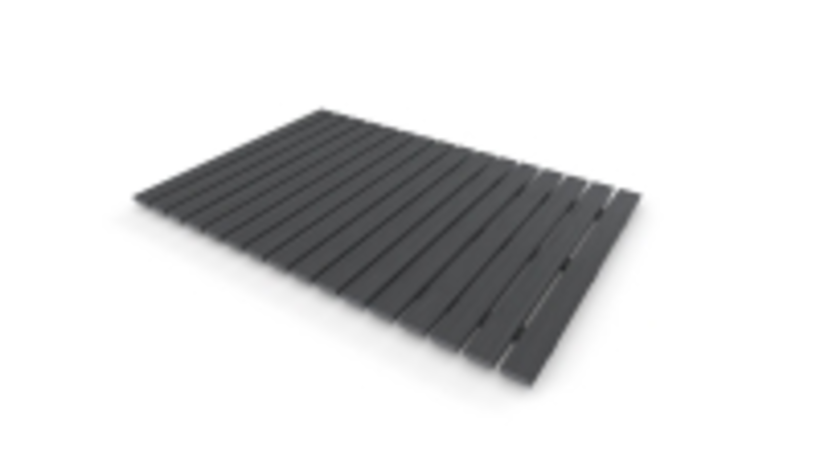 Caillebotis en bois composite gris pour cabine PREMIUM RECTANGLE XXL Caillebotis en bois composite gris pour cabine PREMIUM RECTANGLE XXL