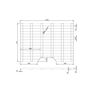 Caillebotis en Bois Composite Gris pour Cabine rectangulaire - Dimensions 105 x 75 x 3.2 cm