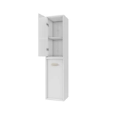 COLONNE DE SALLE DE BAIN SCANDINAVE BLANC A SUSPENDRE - H150xP25xL35cm - NORDIK BASIS