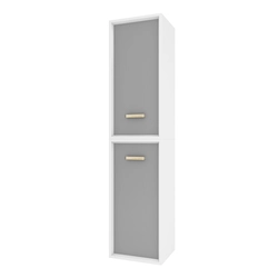 COLONNE DE SALLE DE BAIN SCANDINAVE BLANC A SUSPENDRE - H150xP25xL35cm - NORDIK ASKA
