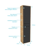 Colonne de salle de bain UBY 35x150cm