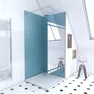 Ensemble complet douche à l'Italiennne avec Receveur 90x90 + Paroi miroir + Panneaux muraux