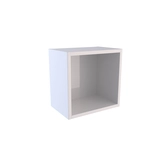 Etagère murale 30x30x20cm carrée blanche de rangement 1 emplacement - PERSONALYZ CUBE