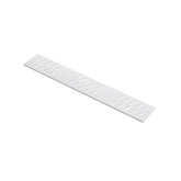 Grille linéaire en Aluminium Blanc pour receveur - 69.5x11x0.2cm - GRID LINE WHITE