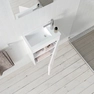 KEY FREESTANDING VANITY 60 HERA AND WHITE (VANITY ONLY) PEFC / KEY CAISSON SUR PIEDS 60 HERA ET BLANC PEFC