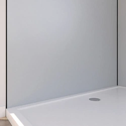 Lot 2 Panneaux Muraux Silver 90 et 120x210 cm - Profilés de Jonction et Finition Noirs - WALL' IT