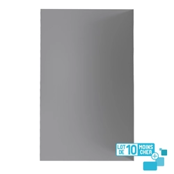 LOT de 10 Panneaux Muraux pour salle de bains en Aluminium Gris - 120x210cm - WALL'IT
