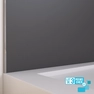 LOT de 3 Panneaux Muraux pour salle de bains en Aluminium Gris - 120x210cm - WALL'IT