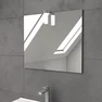 Meuble salle de bain 60 cm monte suspendu blanc - avec tiroirs + vasque + miroir