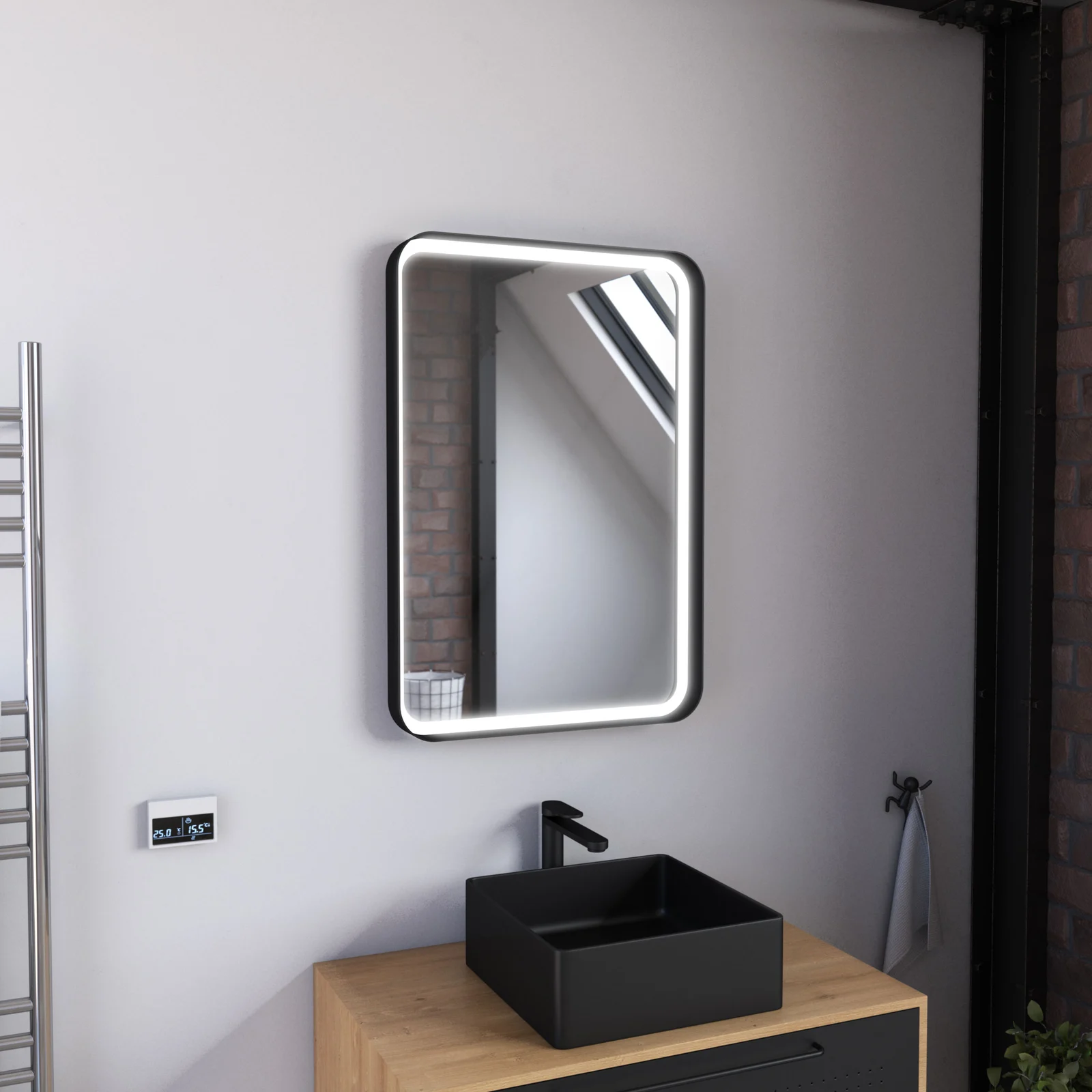 Miroir 80x45 avec LED - UBY LED