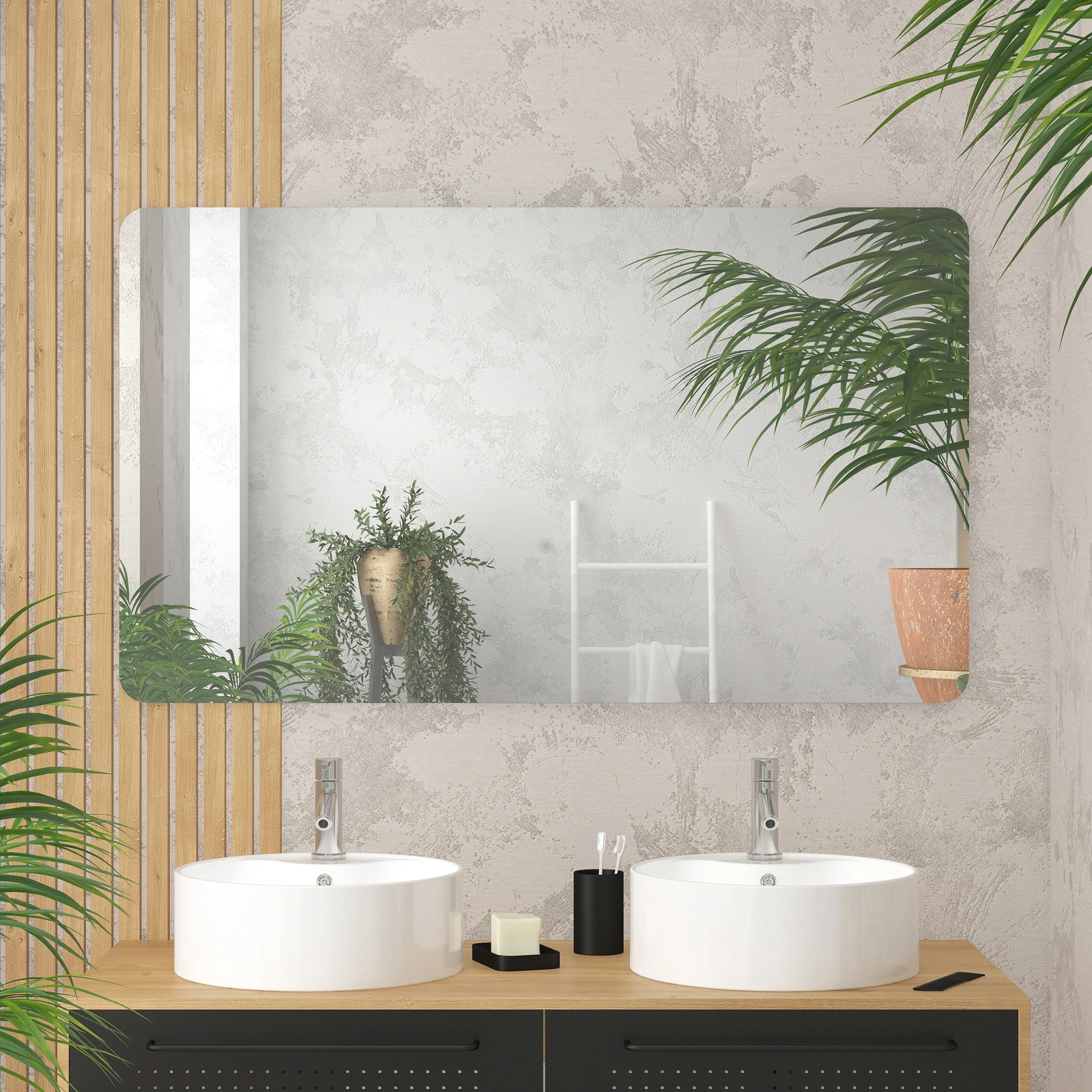 Miroir salle de bain - 120x70cm - GO - Aurlane