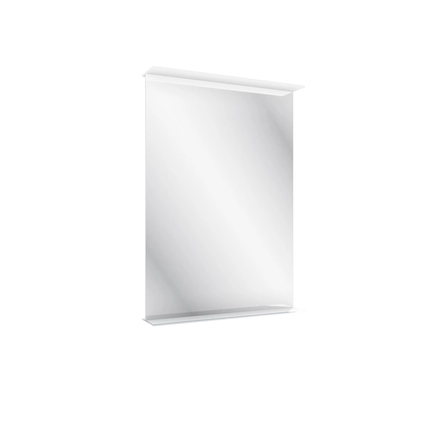 Miroir salle de bain 52x70x5cm avec éclairage LED et étagère