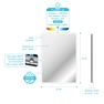 Miroir salle de bain avec eclairage LED - 50x70cm - GO LED