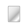 Miroir salle de bain avec eclairage LED et contour noir - 60x80cm - GO BLACK LED
