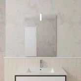 Miroir salle de bain DOT avec applique Led 80x60cm