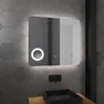 Miroir salle de bain LED auto-éclairant 80x70x4cm - ATMOSPHERE PLUS