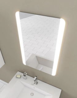 Miroir salle de bain LED auto-éclairant BORDER LINES 70x45