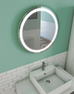 Miroir salle de bain LED auto-éclairant CIRCLE LIGHT diamètre 59cm