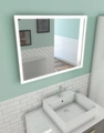 Miroir salle de bain LED auto-éclairant FRAME 60x80cm