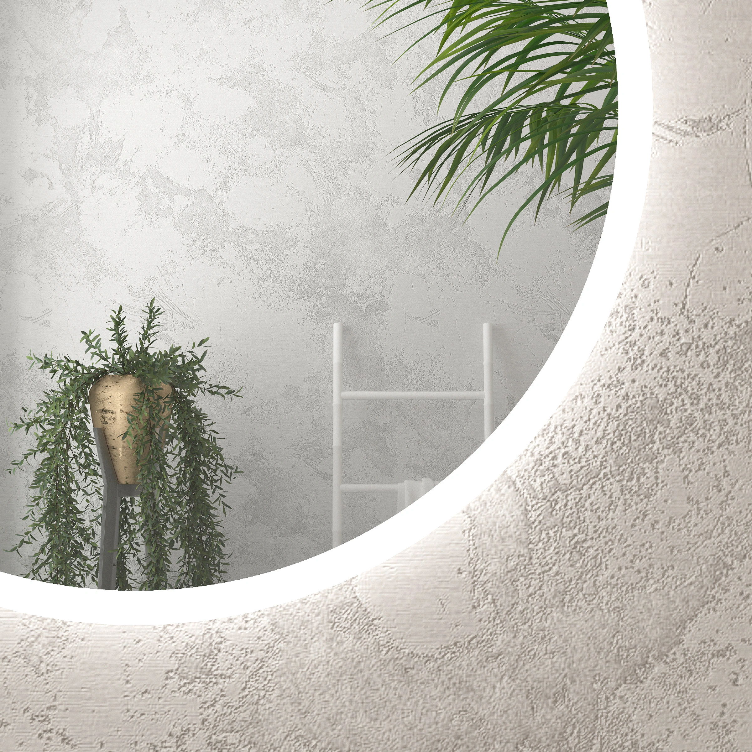 miroir salle de bain rond