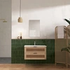 ONE BOX AMBROISE CANE 60 FSC + CERAMIC BASIN 60 + MIRROR 51x44 / ONE BOX AMBROISE CANNAGE 60 FSC + VASQUE CERAMIQUE 60 + MIROIR 51x44