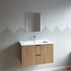 ONE BOX AMELIA WOOD 60 FSC + CERAMIC BASIN 60 + MIRROR 51x44 / ONE BOX AMELIA BOIS 60 FSC +  VASQUE CERAMIQUE 60 + MIROIR 51x44