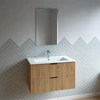 ONE BOX AMELIA WOOD 80 FSC + CERAMIC BASIN 80 + MIRROR 71x44 / ONE BOX AMELIA BOIS 80 FSC + VASQUE CERAMIQUE 80 + MIROIR 71x44