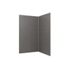 PACK 2 PANNEAUX MURAUX ALUCOLORS GRIS 120×210 CM + PROFILÉS FINITION ET ANGLE CHROME