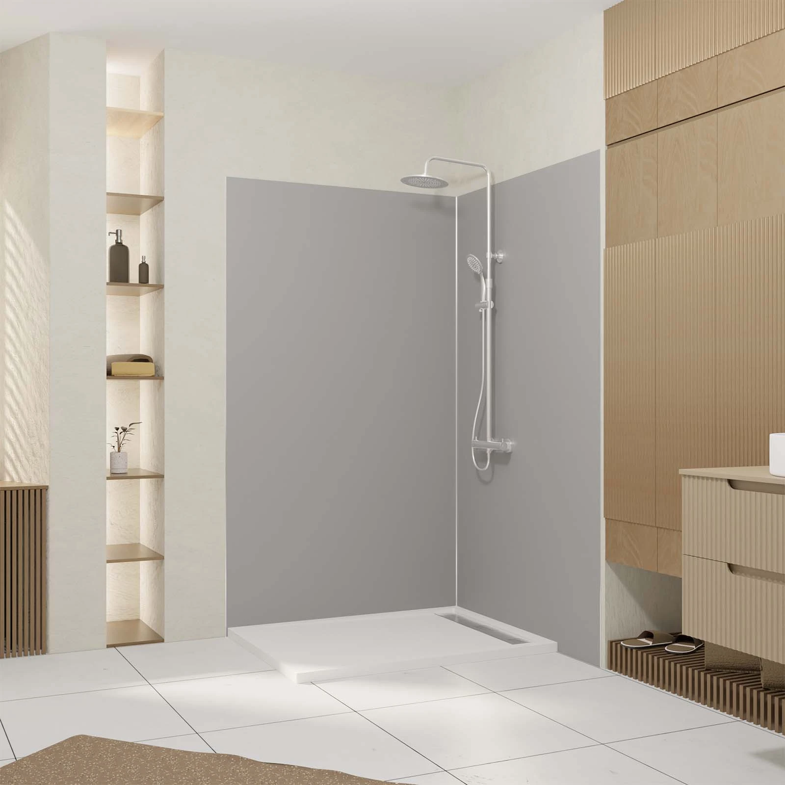 PACK 2 PANNEAUX MURAUX ALUCOLORS SILVER 120 PACK 2 PANNEAUX MURAUX ALUCOLORS SILVER 120