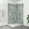 Pack 2 Panneaux muraux Artic Green 120+90x210cm + Profiles finition et angle noir - ICE GREEN 120