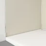 Pack 2 Panneaux muraux Ivoire 120+90x210cm + Profiles finition et angle chrome - WALL'IT