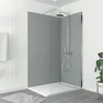 Pack 2 Panneaux muraux Silver 120+90x210cm + Profiles finition et angle noir - WALL'IT