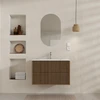 PACK FUJI CAISSON 60 + VASQUE 60 BLANC MAT + MIROIR COCOON 50x80