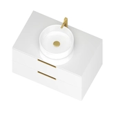 PACK LOFTY GOLD 80 BLANC ET VASQUE RONDE BLANCHE DIAMETRE 36